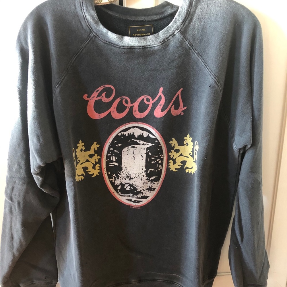 Vintage look Coors sweatshirt, Retro Brand size S